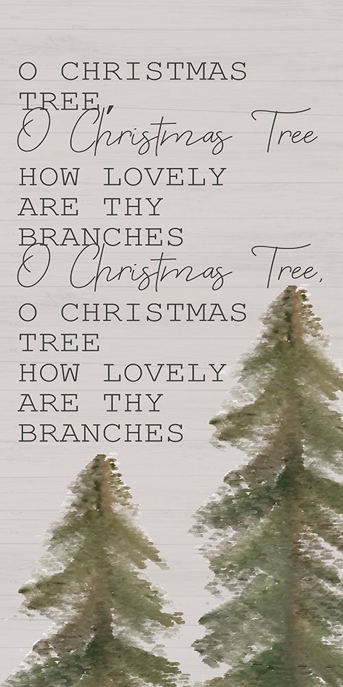 O Christmas Tree art print by Kimberly Allen for $57.95 CAD