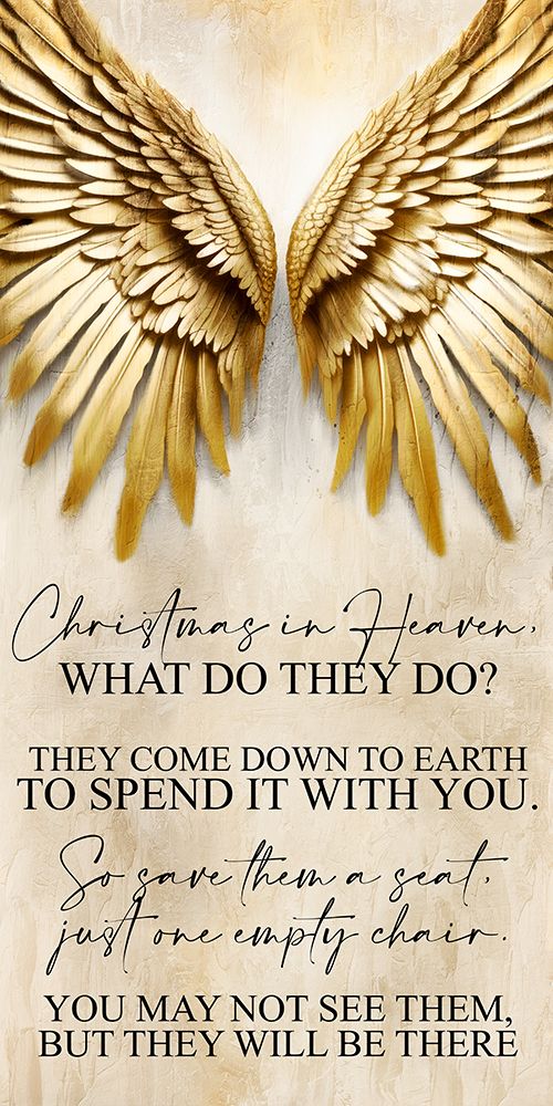 Angel Wings Christmas In Heaven V2 art print by Kimberly Allen for $57.95 CAD