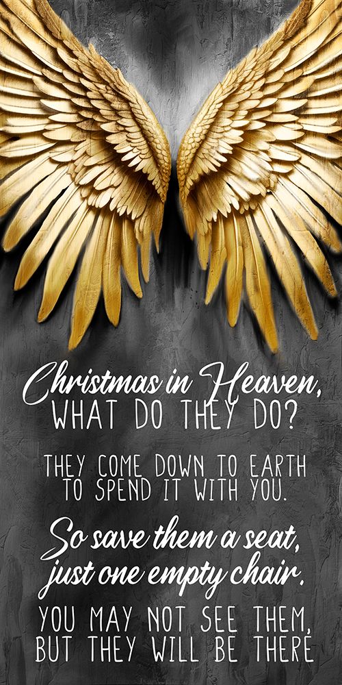 Angel Wings Christmas In Heaven art print by Kimberly Allen for $57.95 CAD