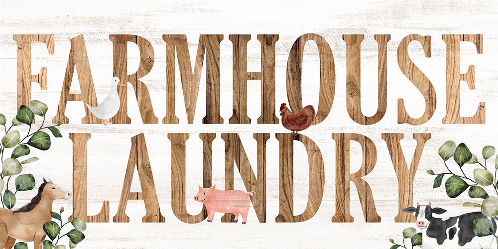 Farmhouse Laundry art print by Kimberly Allen for $57.95 CAD