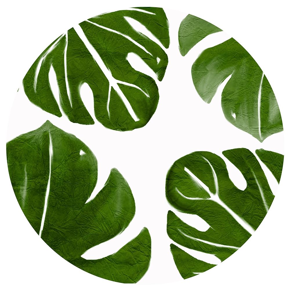 Tropic Green 2 circle art print by Kimberly Allen for $57.95 CAD
