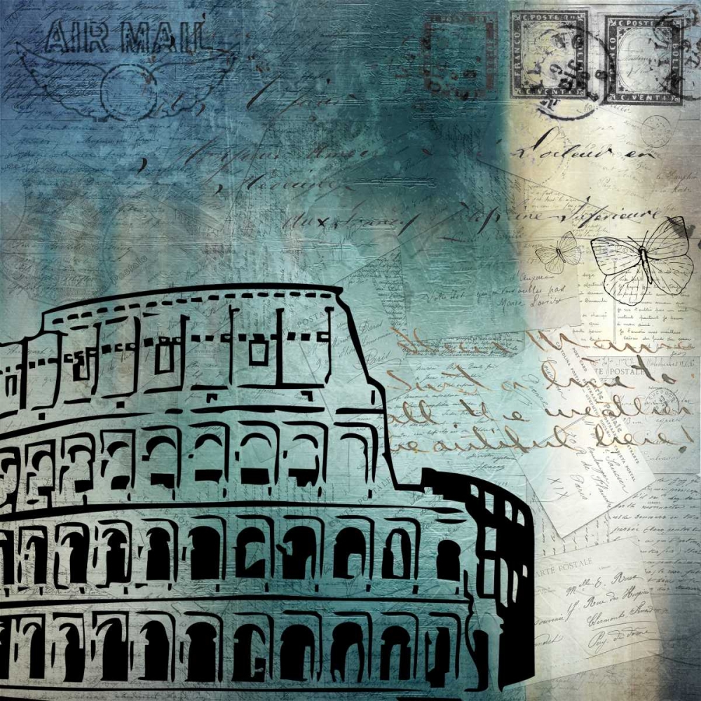 Roman Blue art print by Kimberly Allen for $57.95 CAD