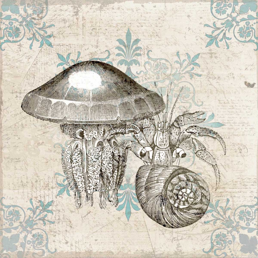 Sea Life B art print by Kimberly Allen for $57.95 CAD