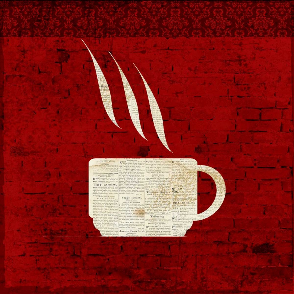 Red Coffee 2 art print by Kimberly Allen for $57.95 CAD