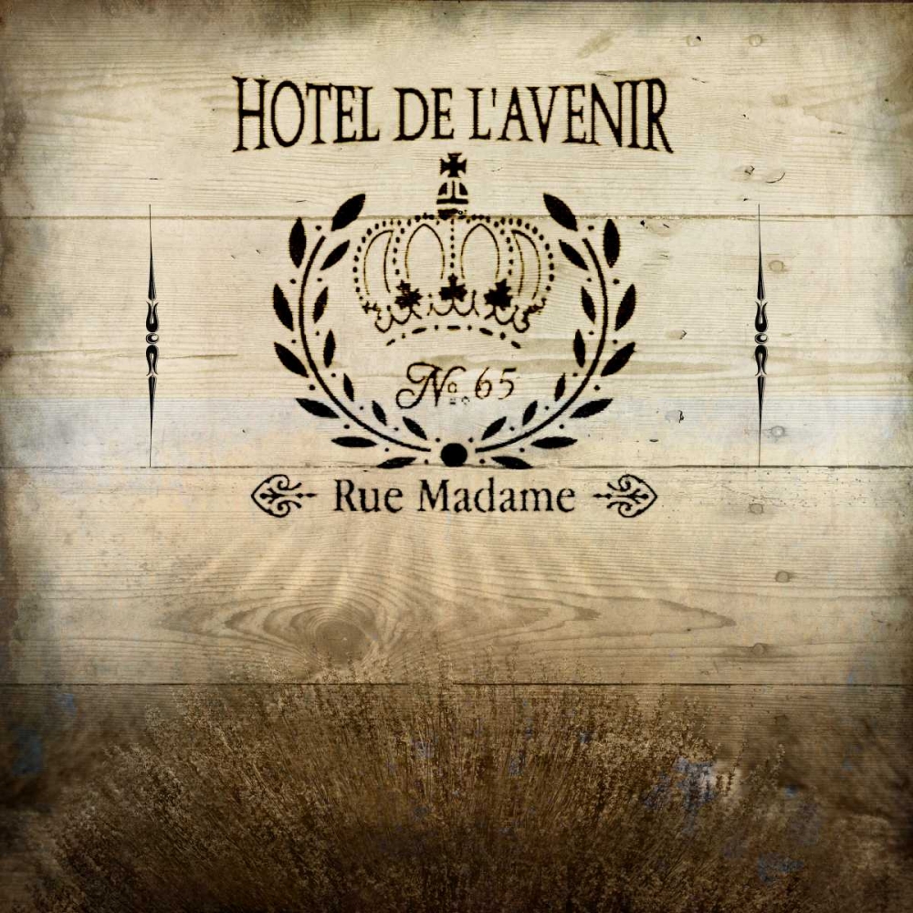 Hotel De Lavenir art print by Kimberly Allen for $57.95 CAD