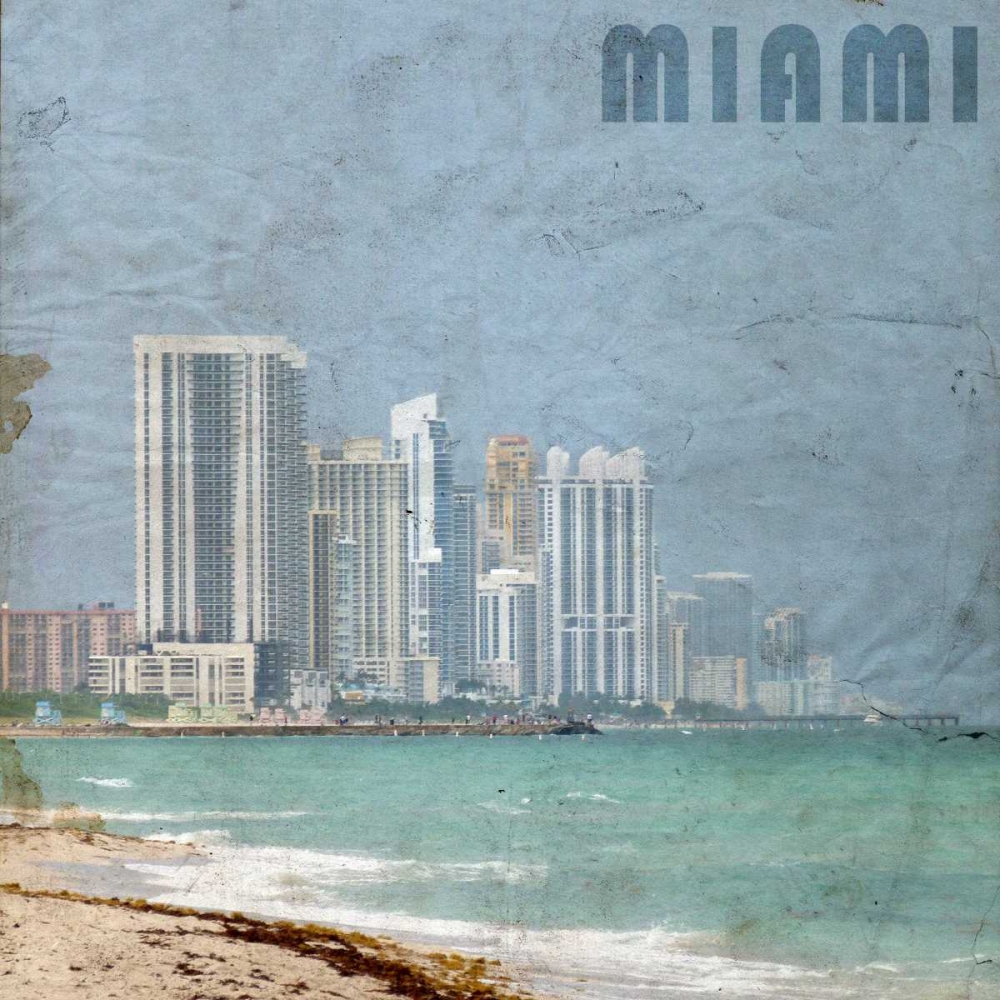 Miami Beach art print by Kimberly Allen for $57.95 CAD