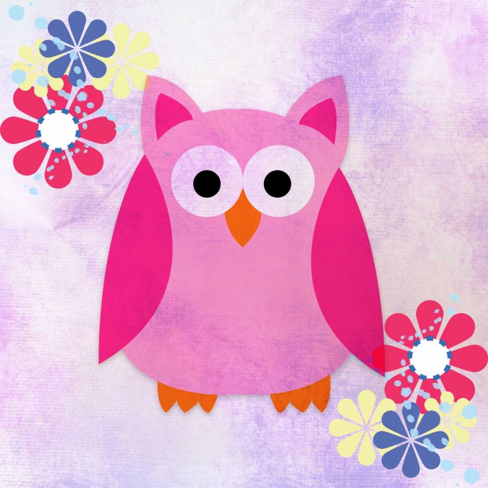 Retro Owl 1 art print by Kimberly Allen for $57.95 CAD