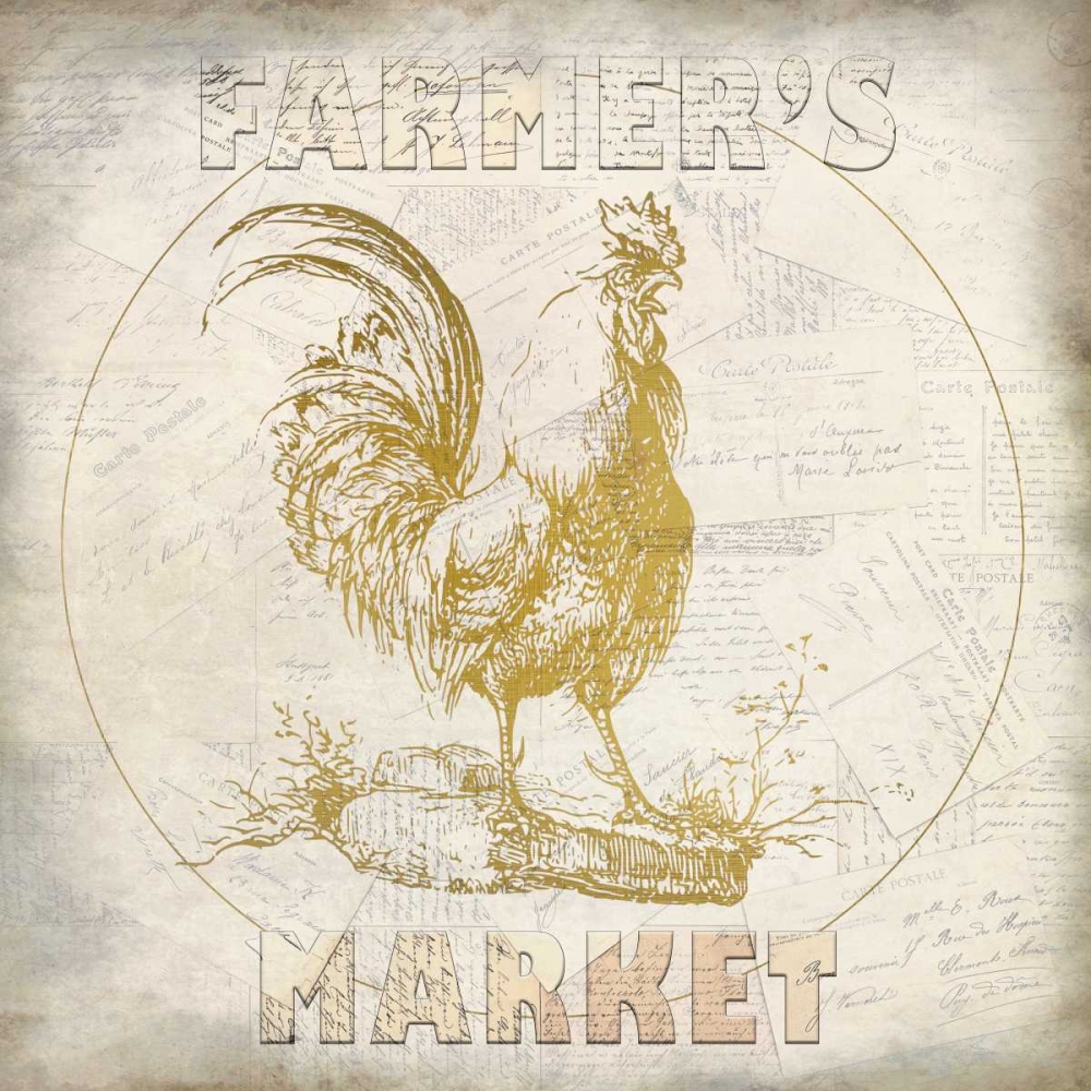 Golden Farmers Market art print by Kimberly Allen for $57.95 CAD
