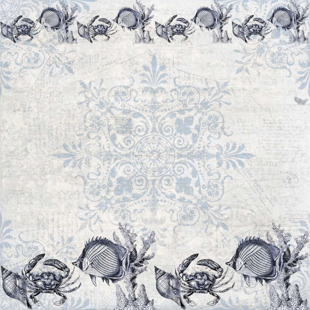Indigo Coral art print by Kimberly Allen for $57.95 CAD