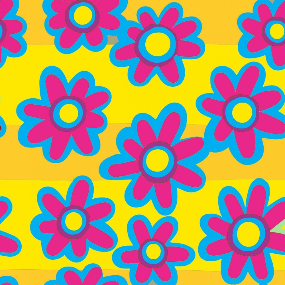 Groovy Love Pattern 3 art print by Kimberly Allen for $57.95 CAD