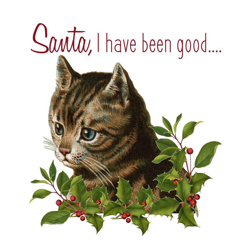 Cat Christmas 1 art print by Kimberly Allen for $57.95 CAD