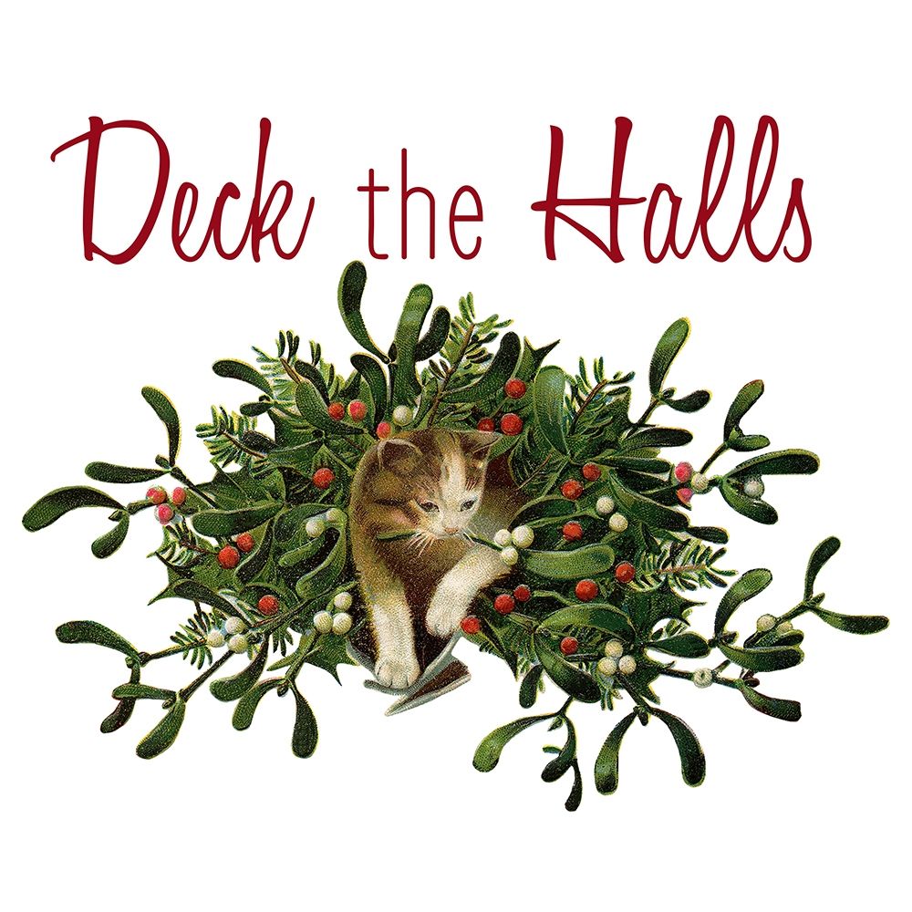 Cat Christmas 2 art print by Kimberly Allen for $57.95 CAD