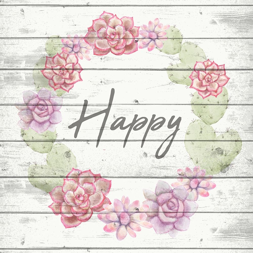 Happy art print by Kimberly Allen for $57.95 CAD
