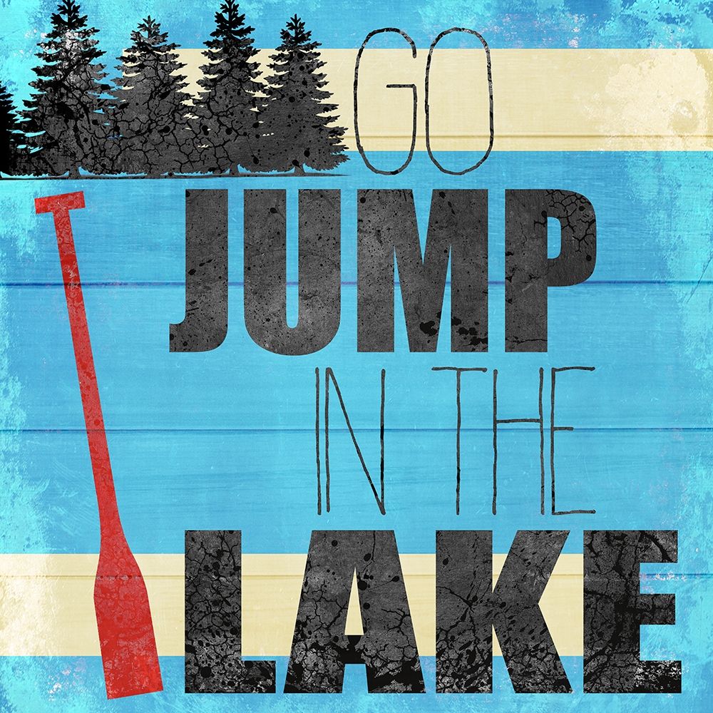 Go Jump In The Lake art print by Kimberly Allen for $57.95 CAD