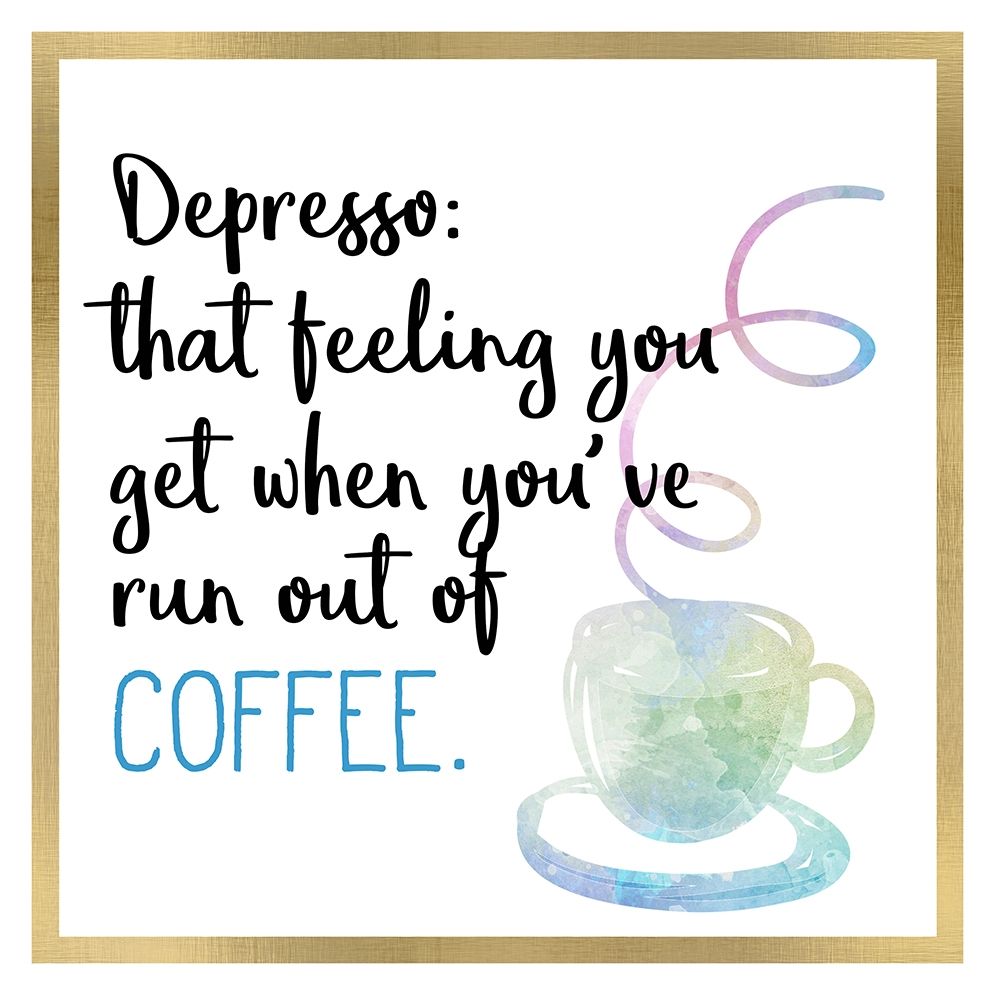 Just Coffee 7 art print by Kimberly Allen for $57.95 CAD