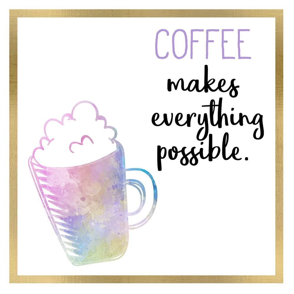 Just Coffee 8 art print by Kimberly Allen for $57.95 CAD