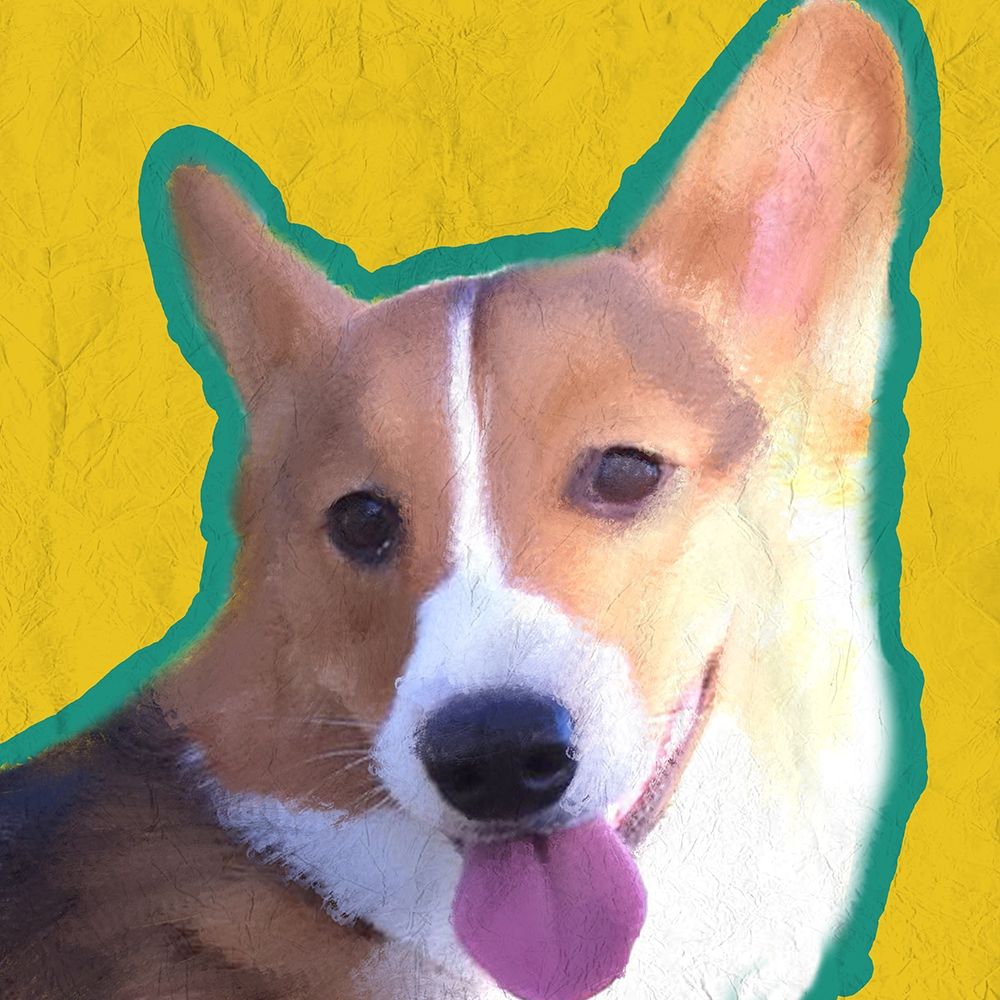 Corgi 1 art print by Kimberly Allen for $57.95 CAD