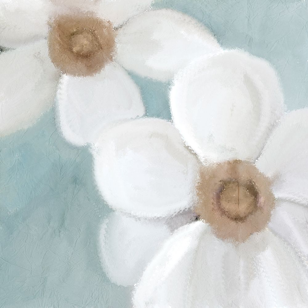 Blue Floral 2 art print by Kimberly Allen for $57.95 CAD