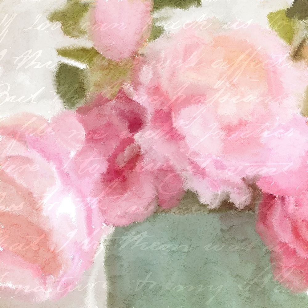 Pink Peonies art print by Kimberly Allen for $57.95 CAD