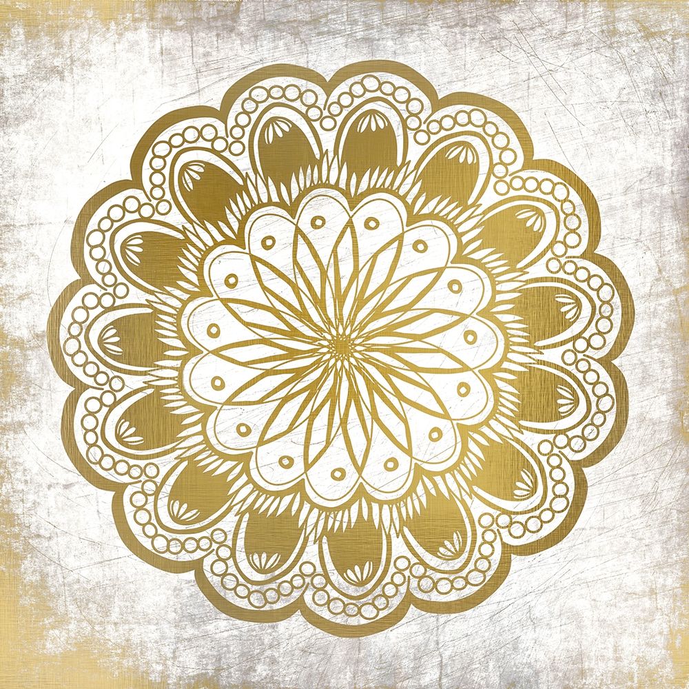 Gold Mandala 1 art print by Kimberly Allen for $57.95 CAD