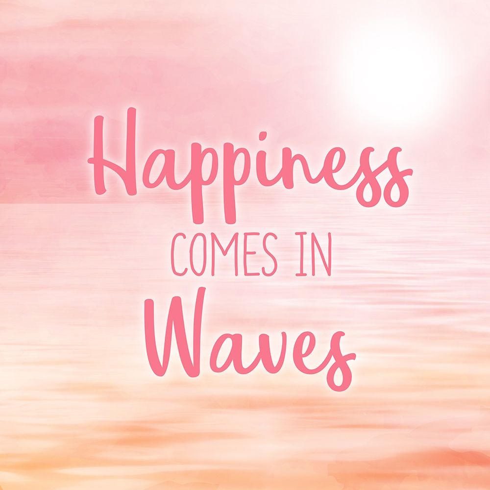 Happiness comes in Waves art print by Kimberly Allen for $57.95 CAD