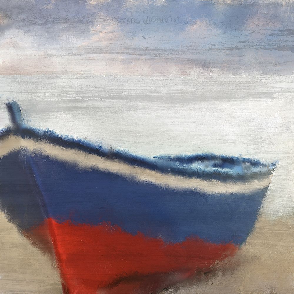 A Beached Old Red art print by Kimberly Allen for $57.95 CAD