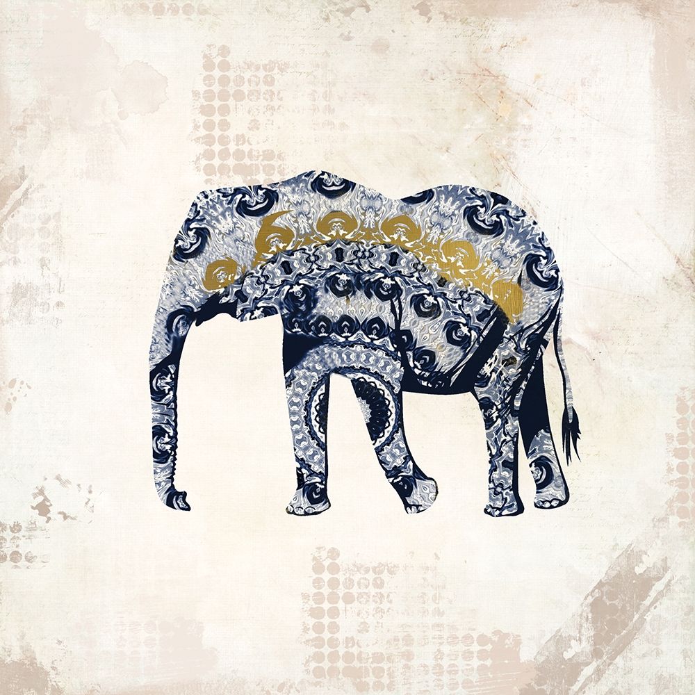 Indigo Safari 2 art print by Kimberly Allen for $57.95 CAD