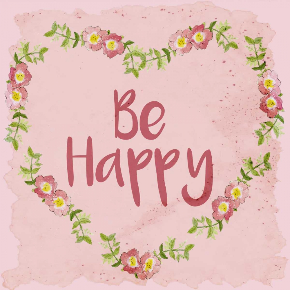Be Happy art print by Kimberly Allen for $57.95 CAD