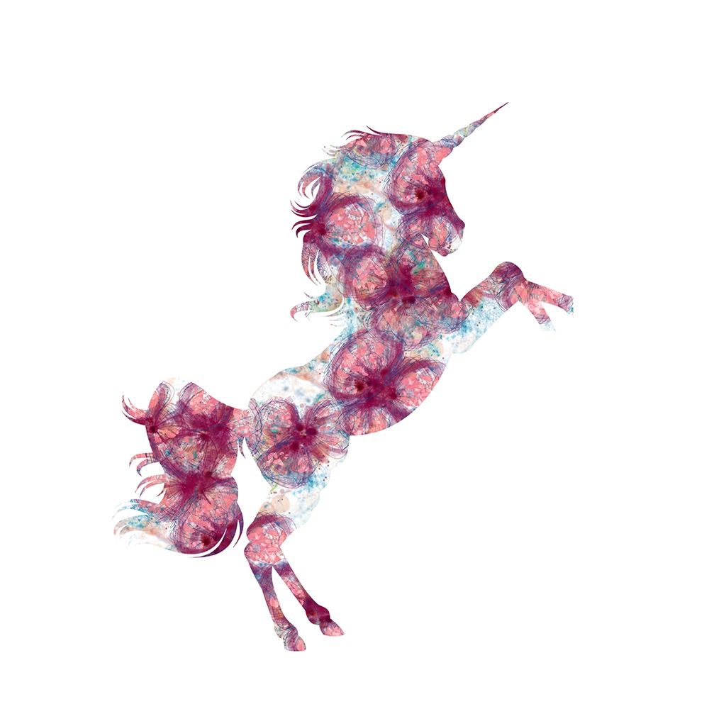 Unicorn Flowers art print by Kimberly Allen for $57.95 CAD