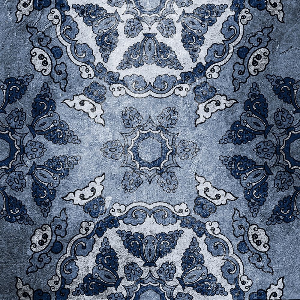Navy Tiled 2 art print by Kimberly Allen for $57.95 CAD