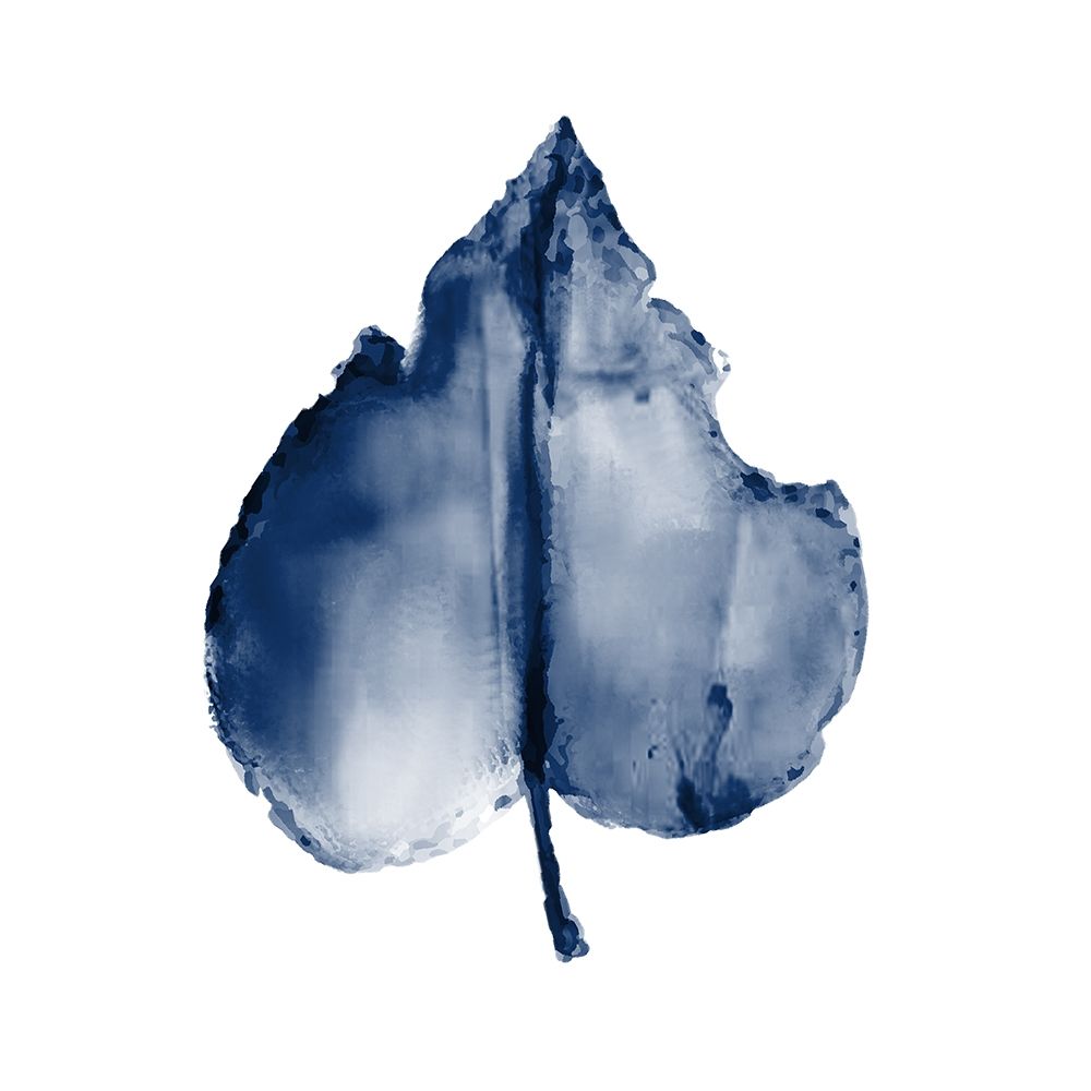 Navy Leaf Print 2 art print by Kimberly Allen for $57.95 CAD