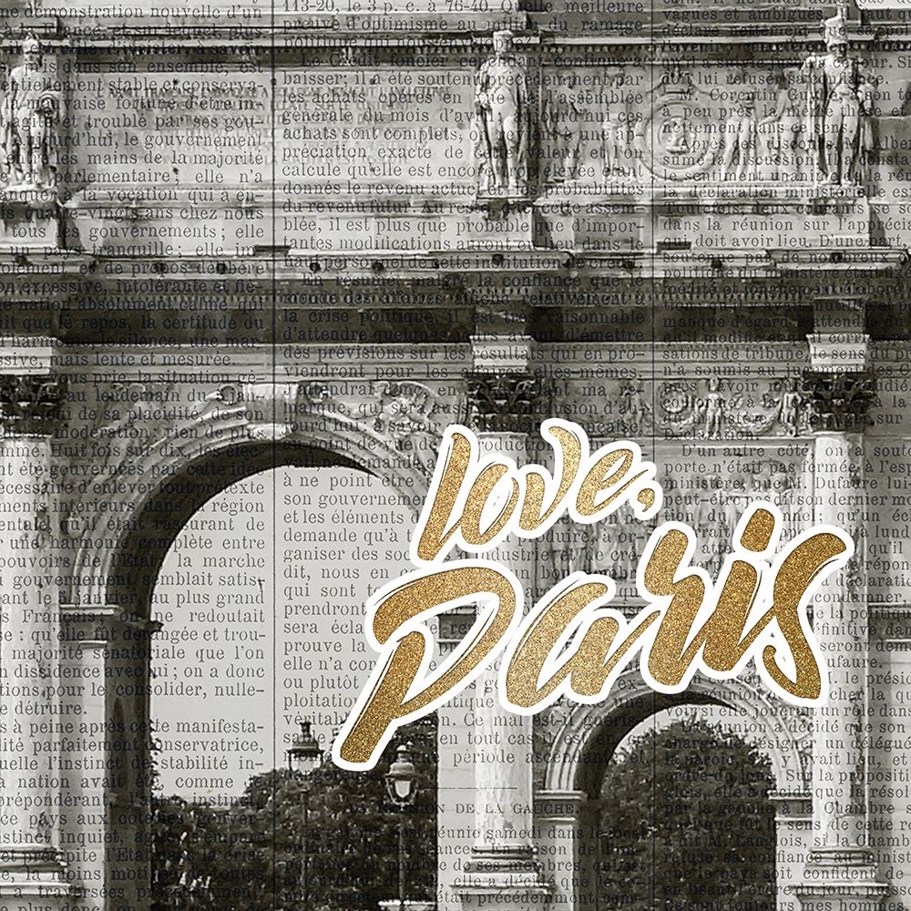 Love Paris 3 art print by Kimberly Allen for $57.95 CAD