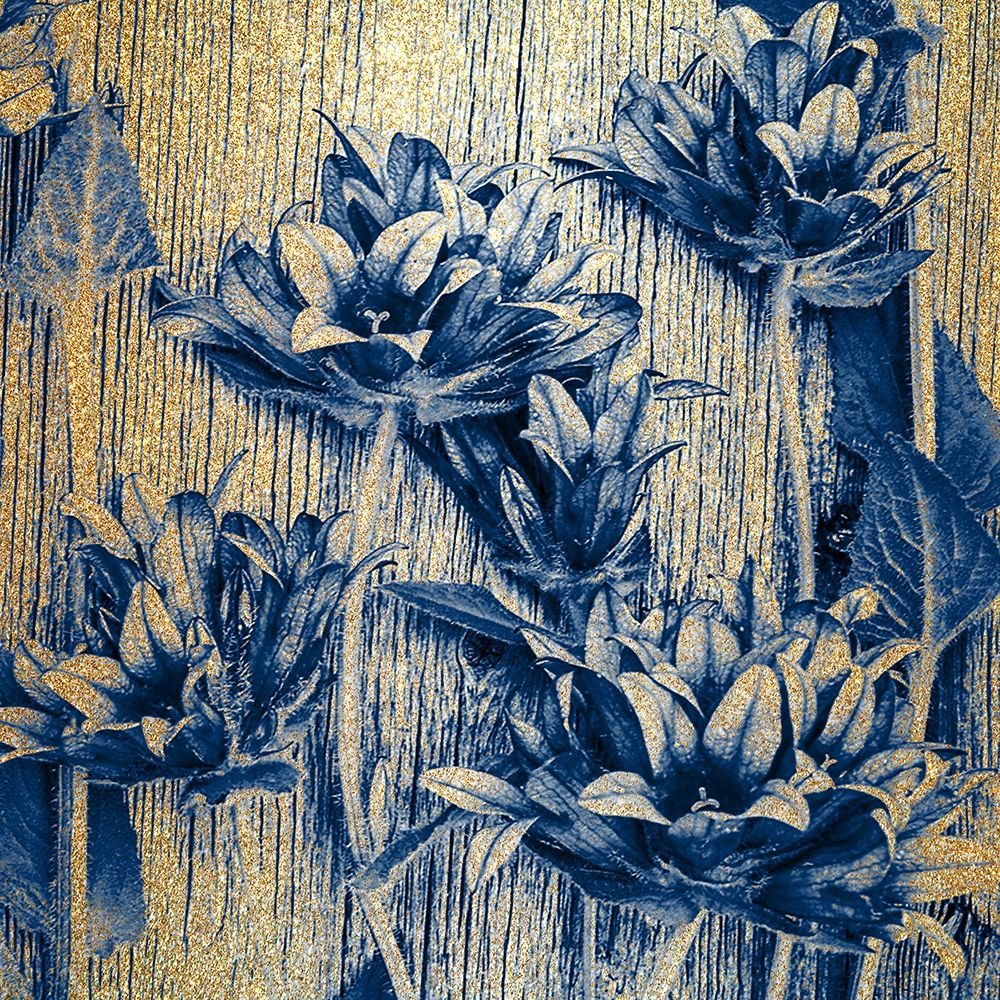 Indigo Gold 2 art print by Kimberly Allen for $57.95 CAD