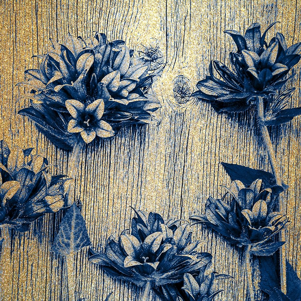 Indigo Gold 3 art print by Kimberly Allen for $57.95 CAD