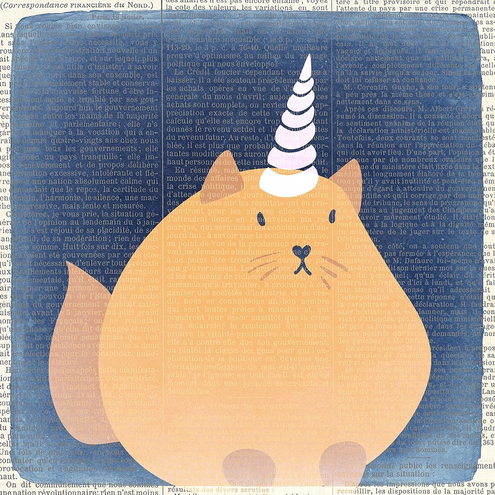 Kittyhorn 3 art print by Kimberly Allen for $57.95 CAD