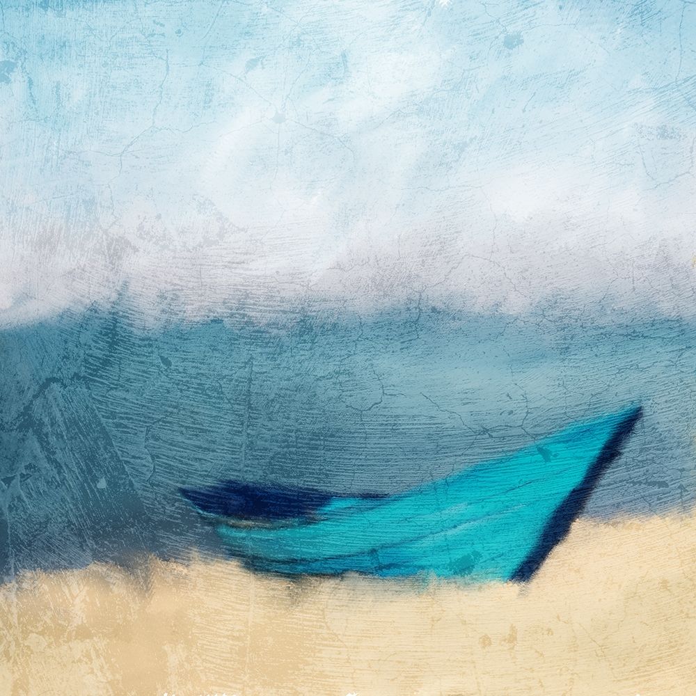 Teal Boating art print by Kimberly Allen for $57.95 CAD