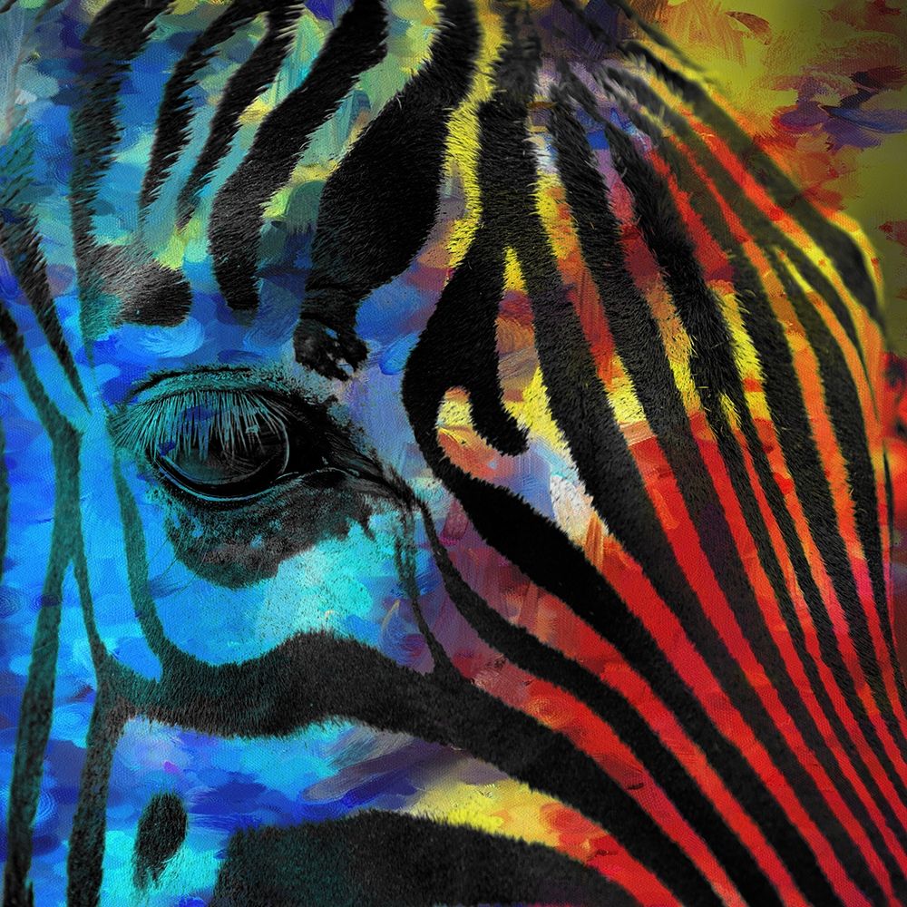 Zebra 2 art print by Kimberly Allen for $57.95 CAD