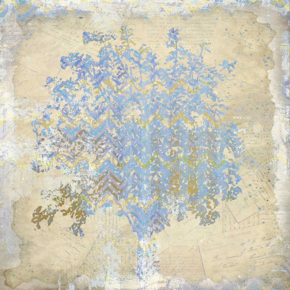 Chevron Tree 2 art print by Kimberly Allen for $57.95 CAD