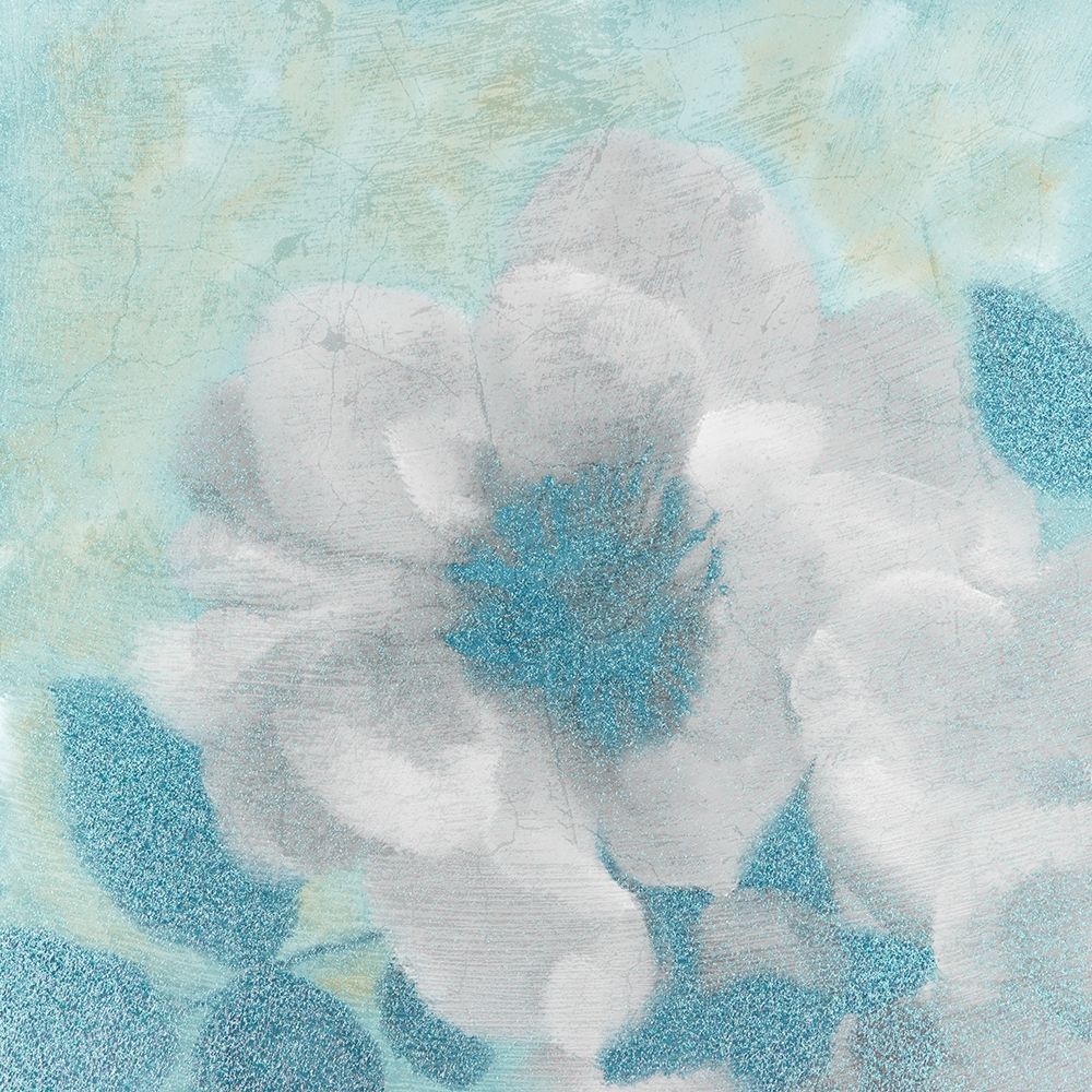 Teal Blooming 2 art print by Kimberly Allen for $57.95 CAD