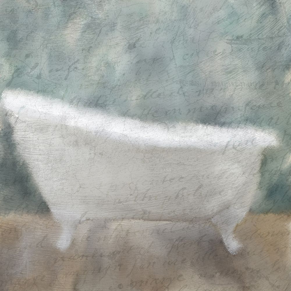 Vintage Tub 1 art print by Kimberly Allen for $57.95 CAD