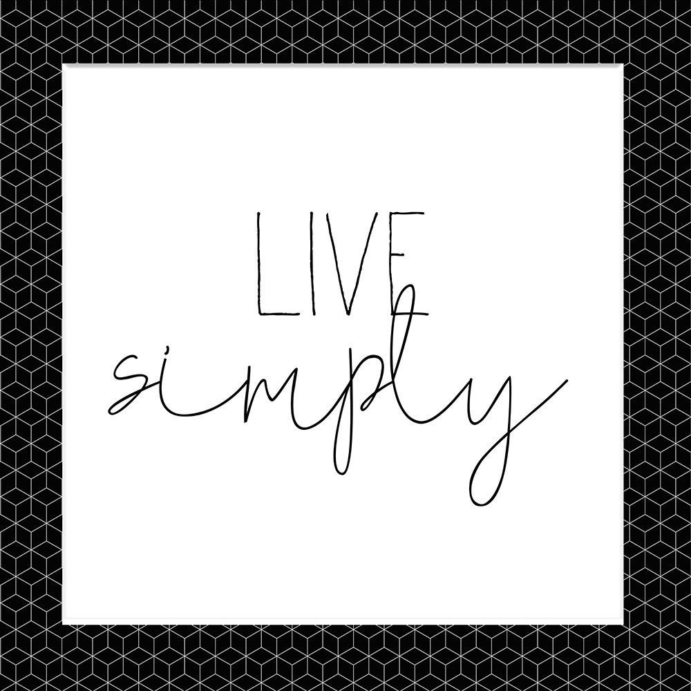 Live Simply art print by Kimberly Allen for $57.95 CAD