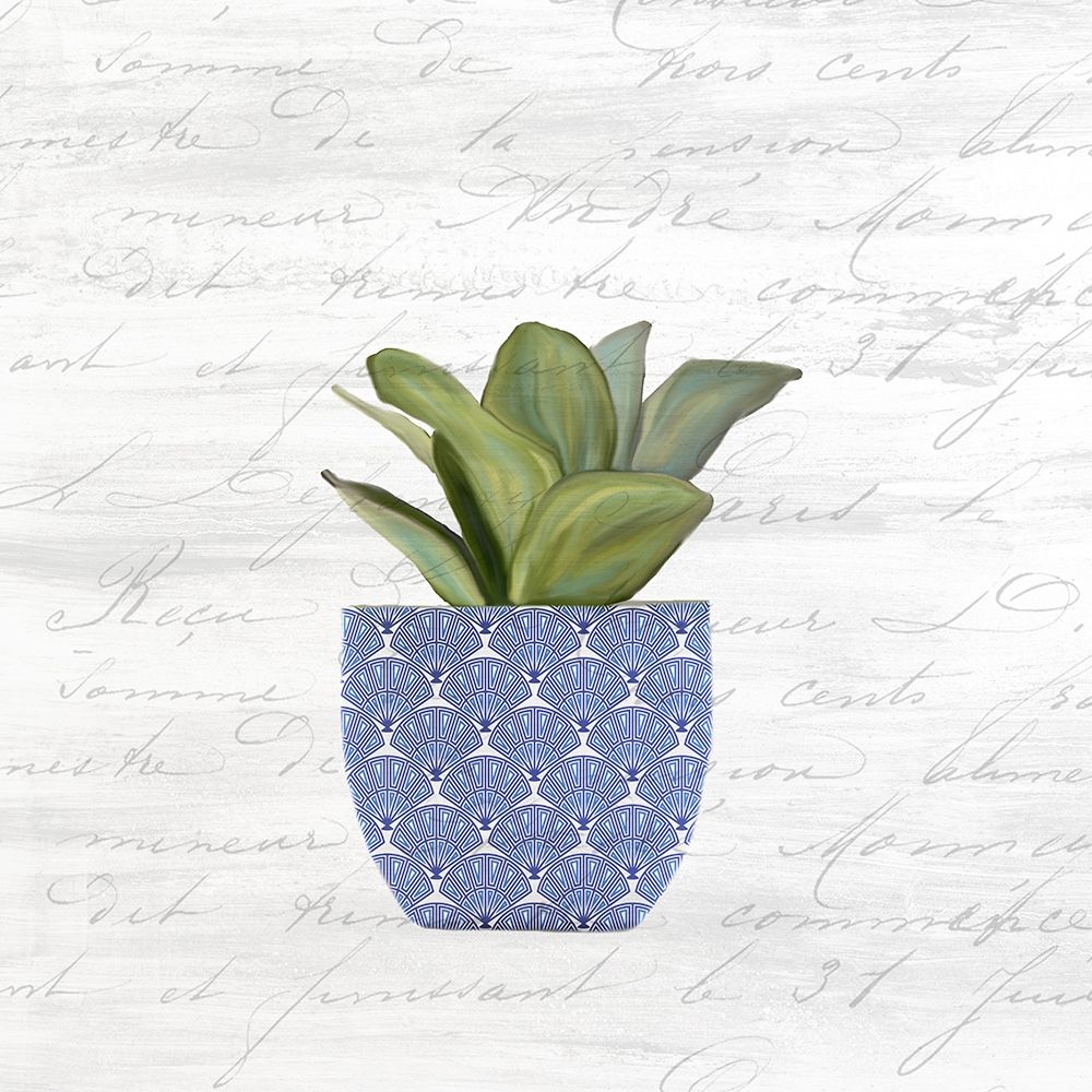 Blue Pots 3 art print by Kimberly Allen for $57.95 CAD