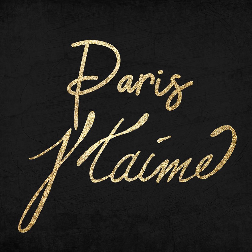 Paris Gold 2 art print by Kimberly Allen for $57.95 CAD
