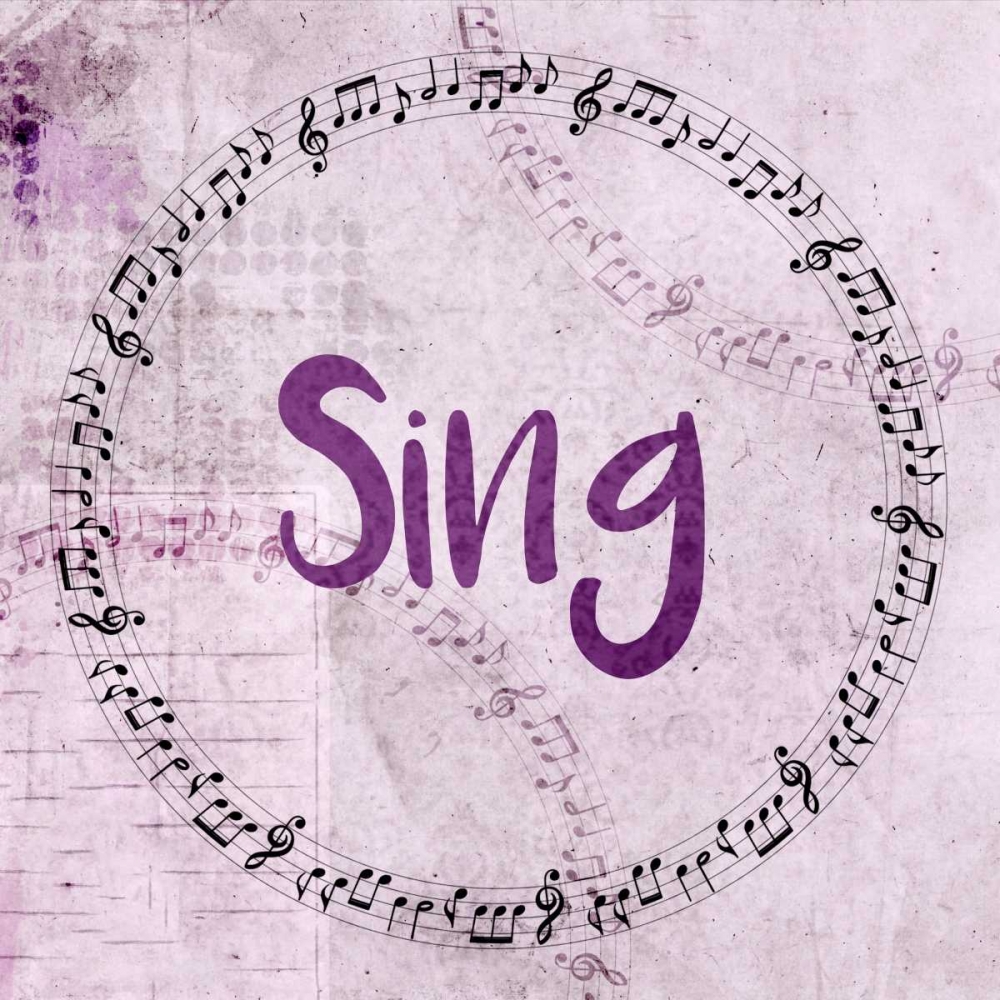 Music Sing art print by Kimberly Allen for $57.95 CAD