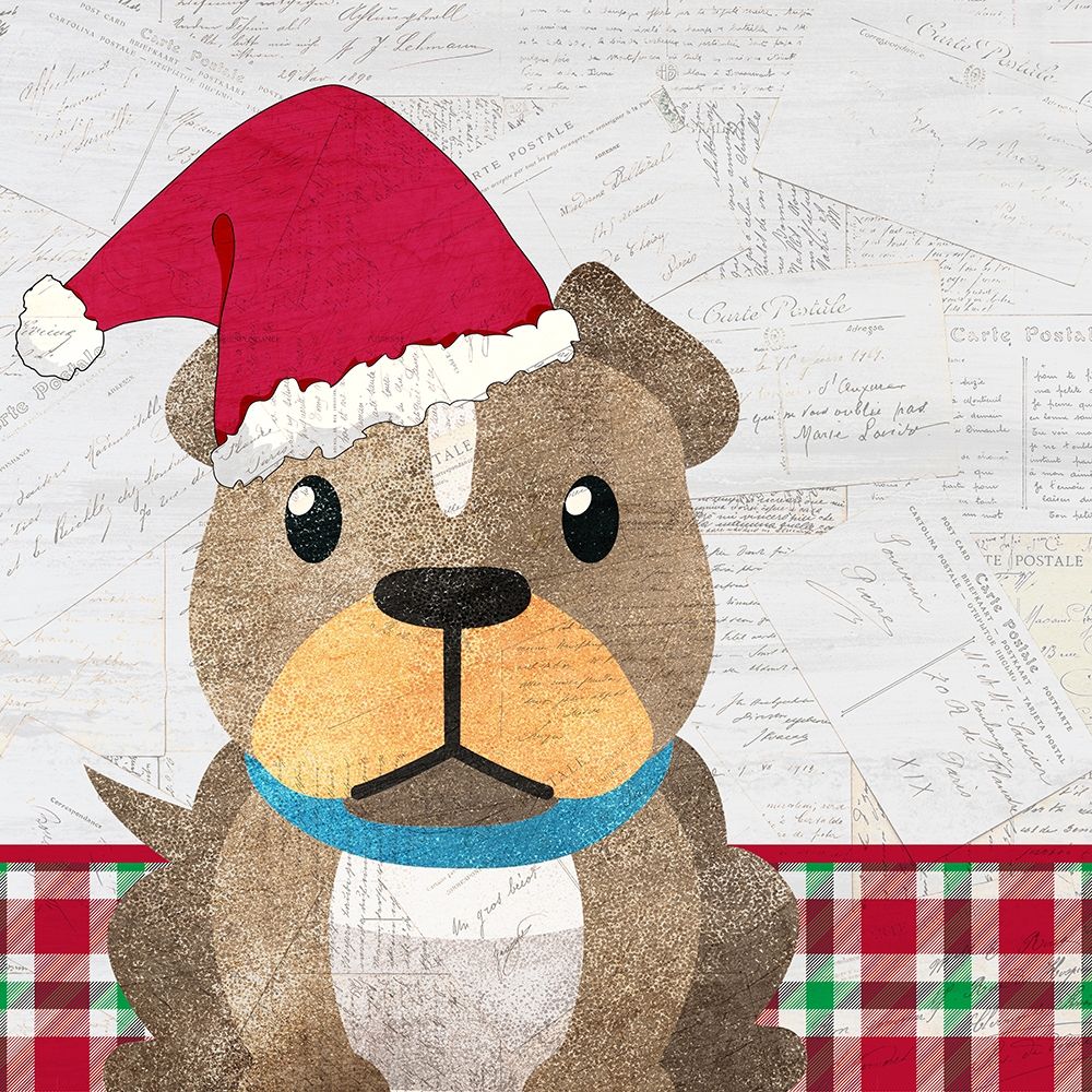 Christmas Woof 1 art print by Kimberly Allen for $57.95 CAD
