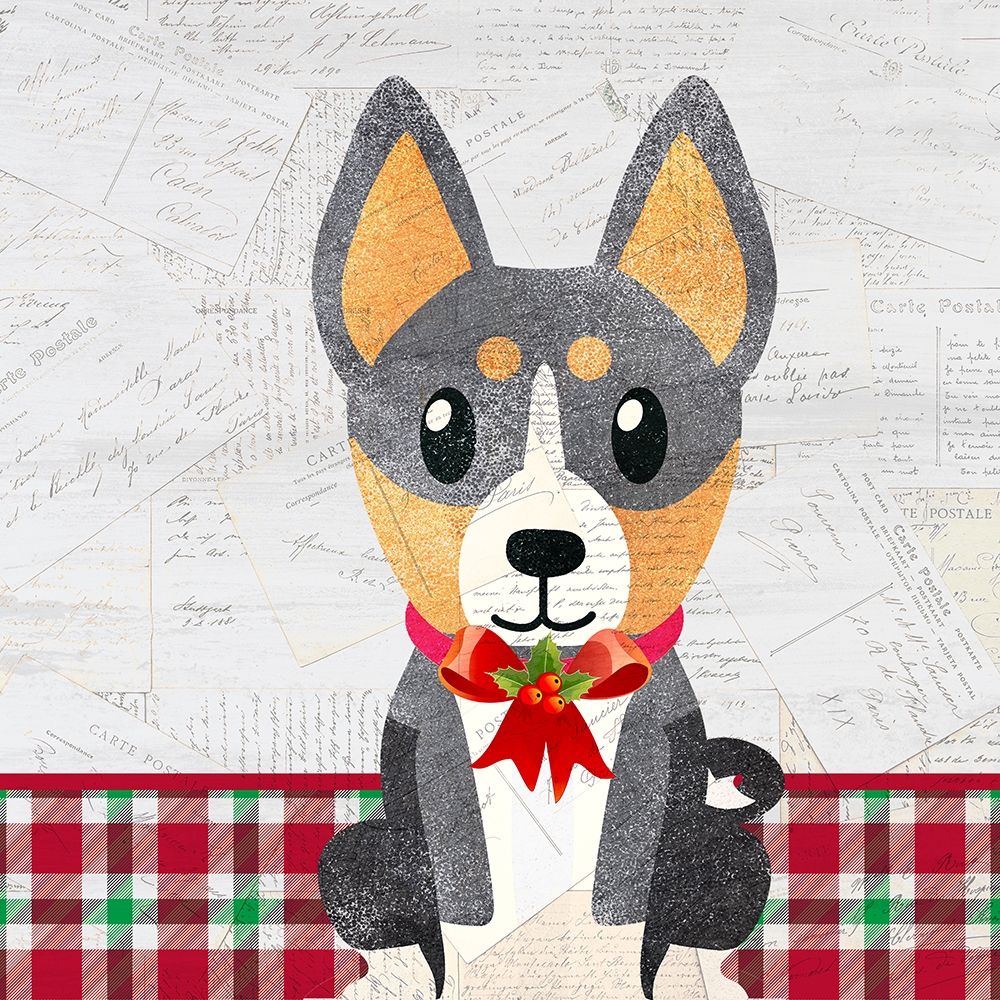 Christmas Woof 4 art print by Kimberly Allen for $57.95 CAD