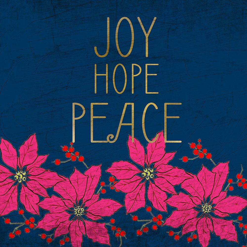JOY HOPE PEACE art print by Kimberly Allen for $57.95 CAD
