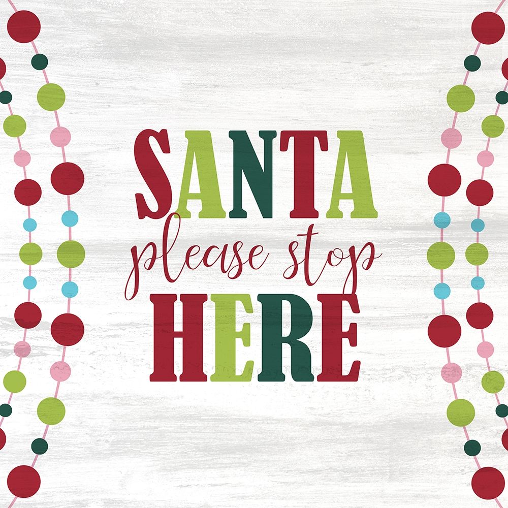 Santa Please art print by Kimberly Allen for $57.95 CAD