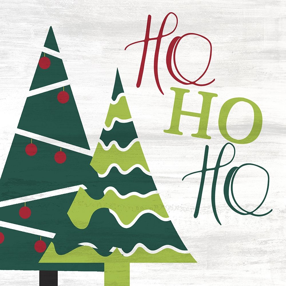 Ho Ho Ho Trees art print by Kimberly Allen for $57.95 CAD