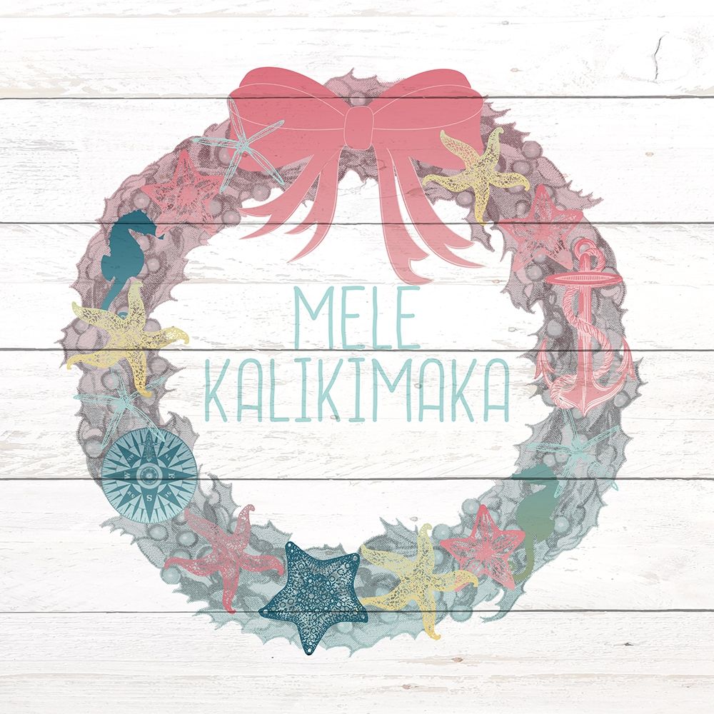 MELE KALIKIMAKA art print by Kimberly Allen for $57.95 CAD